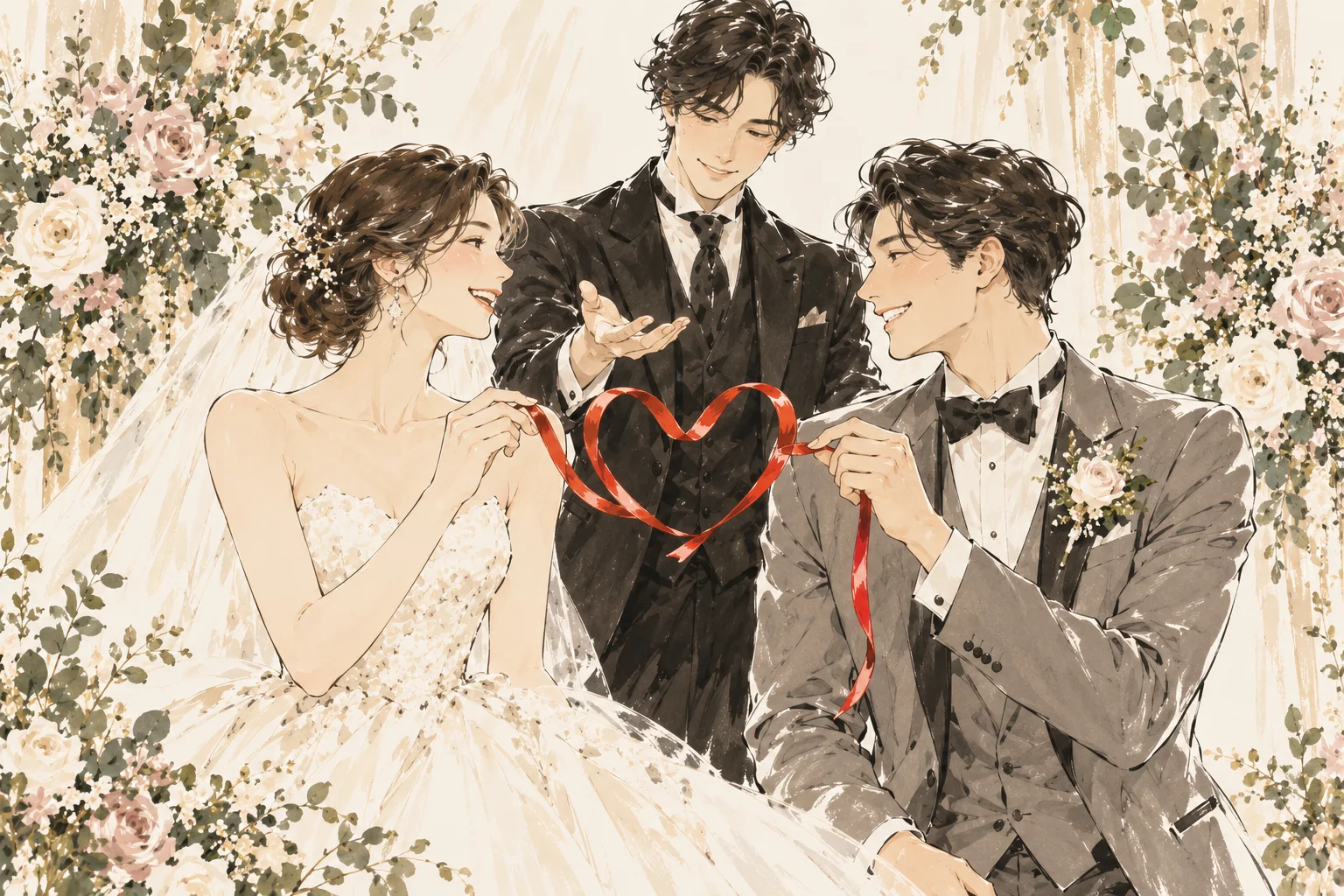 結婚式にマジシャンを呼ぶ前に確認したいことのイメージイラスト
